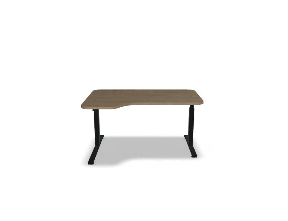 Ogi Drive  BODKZ54 - Schreibtisch elektrisch höhenverstellbar, zweimotoriges Gestell in Honigeiche präsentiert im Onlineshop von KAQTU Design AG. Schreibtisch ist von Mdd