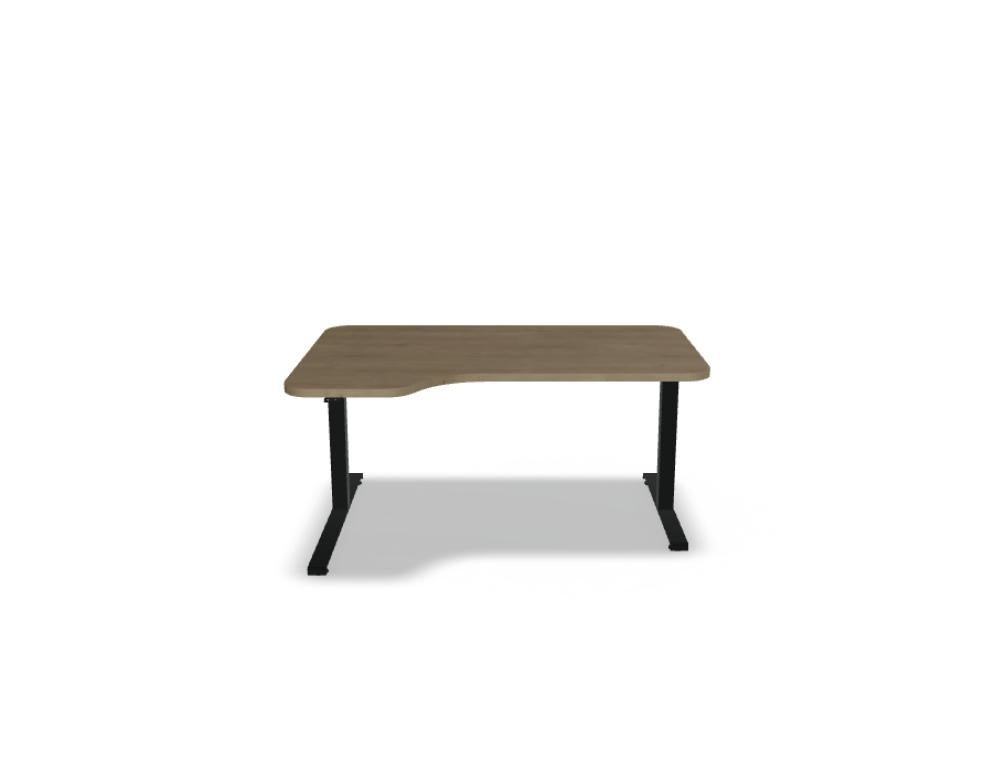Ogi Drive  BODKZ64 - Schreibtisch elektrisch höhenverstellbar, zweimotoriges Gestell in Honigeiche präsentiert im Onlineshop von KAQTU Design AG. Schreibtisch ist von Mdd