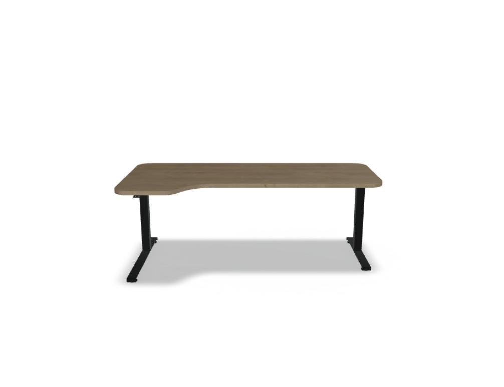 Ogi Drive  BODKZ687 - Schreibtisch elektrisch höhenverstellbar, zweimotoriges Gestell in Honigeiche präsentiert im Onlineshop von KAQTU Design AG. Schreibtisch ist von Mdd