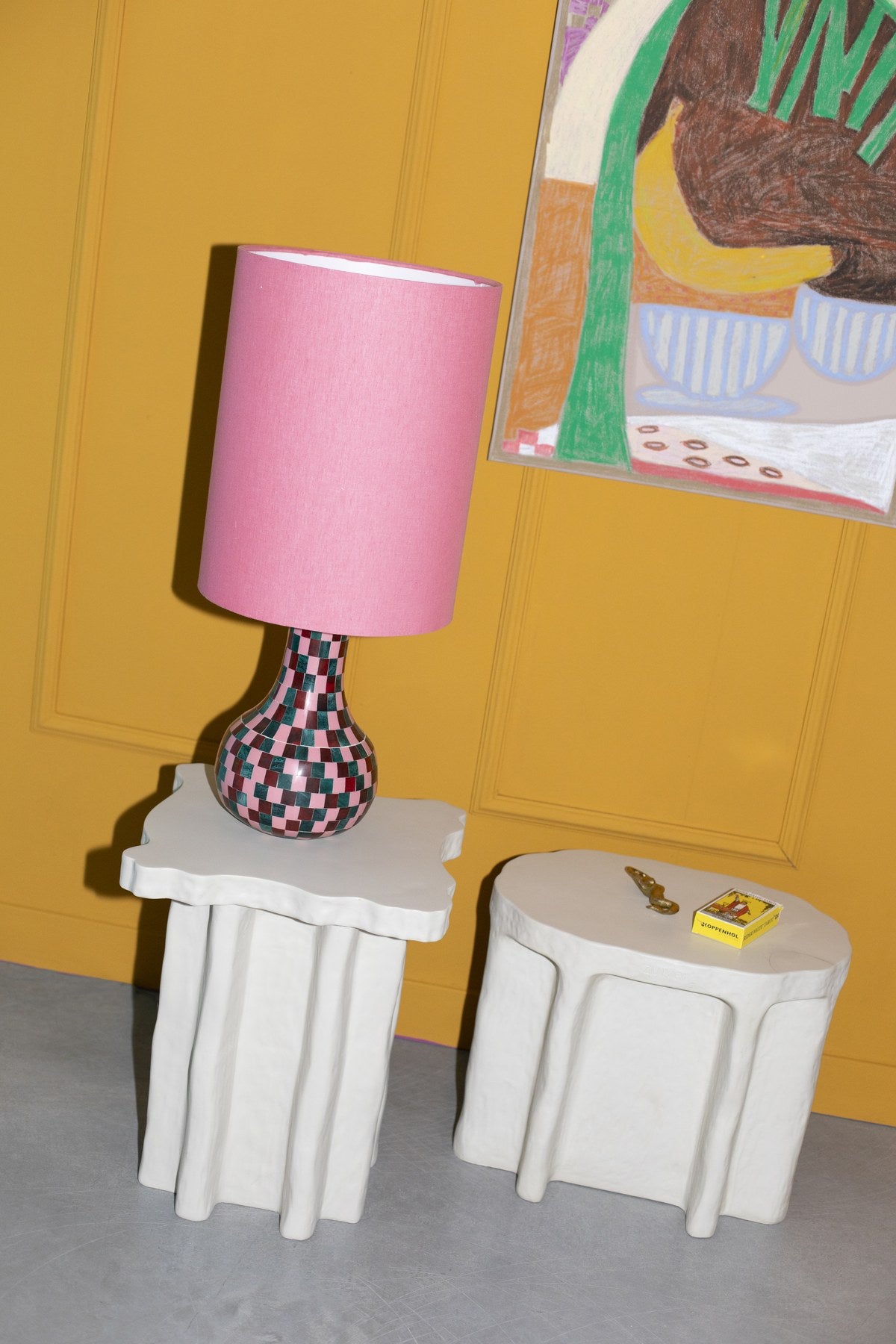 N'ayez pas peur de la couleur - Lampe de table rose