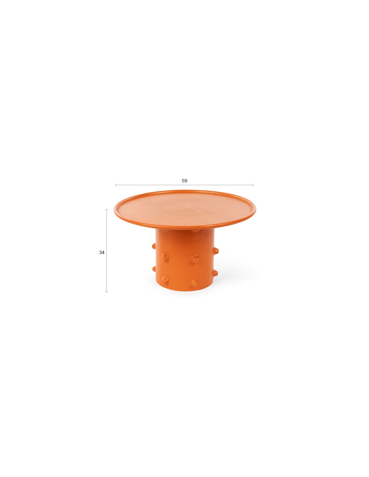 Verleihen Sie Ihrem Raum mit dem Pinch Me Beistelltisch von Bold Monkey einen einzigartigen Touch. Das kaktusartige Design und die auffällige orange Farbe machen ihn zum perfekten Blickfang.
