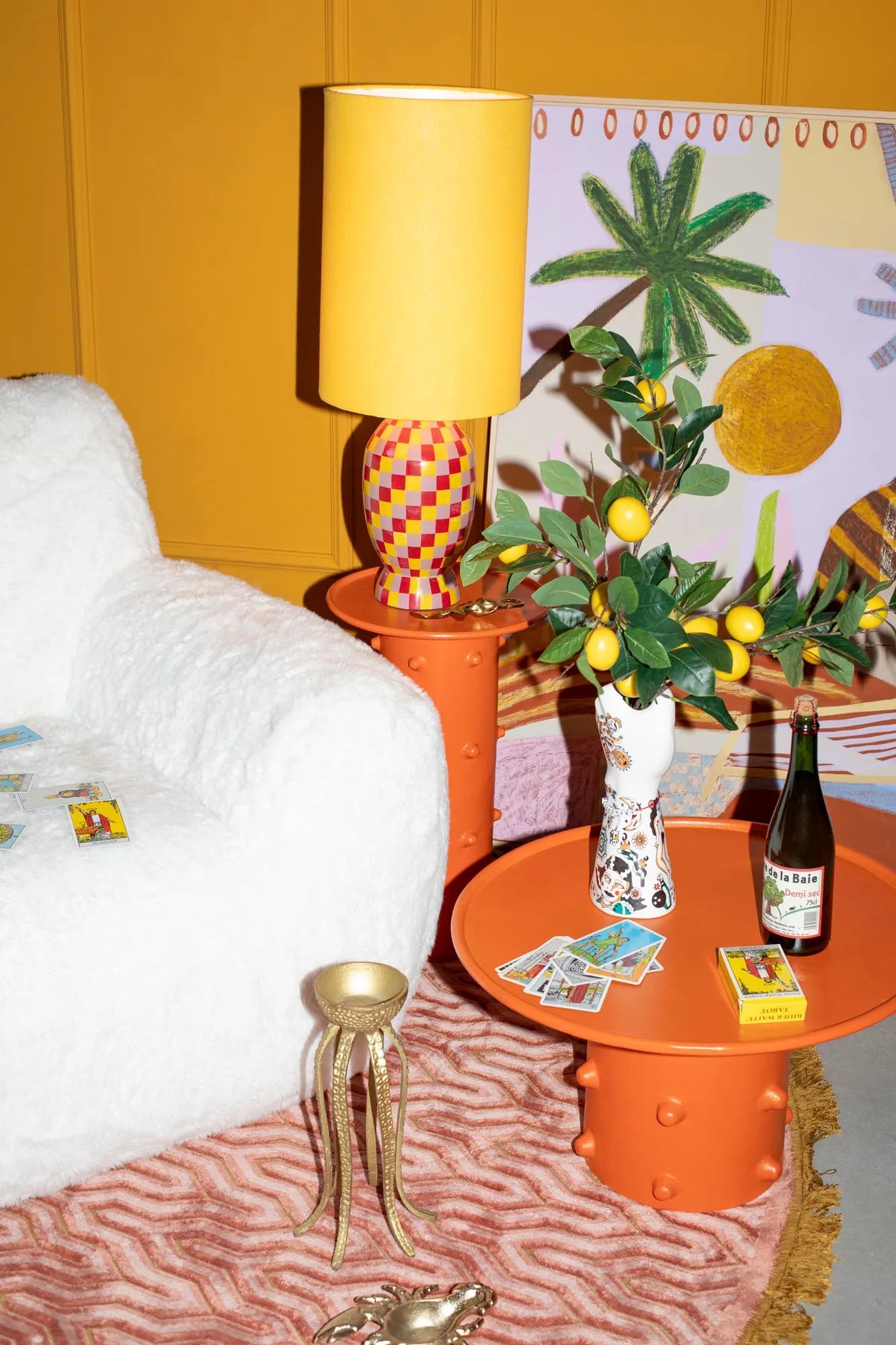 Lounge Stuhl Cuddle the Yeti in Offwhite präsentiert im Onlineshop von KAQTU Design AG. Sessel ist von Bold Monkey
