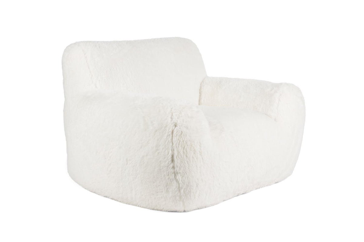 Lounge Stuhl Cuddle the Yeti in Off-White präsentiert im Onlineshop von KAQTU Design AG. Sessel ist von Bold Monkey