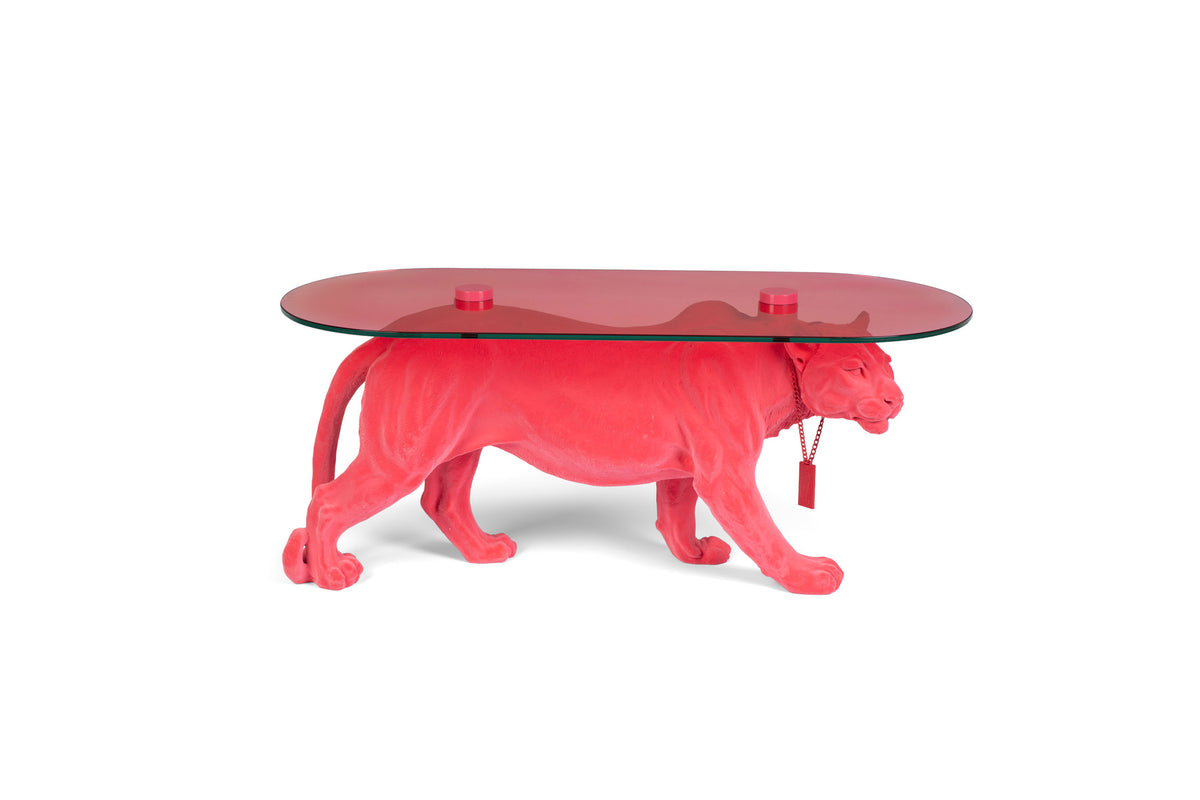 DOPE AS HELL Beistelltisch in Rosa präsentiert im Onlineshop von KAQTU Design AG. Couchtisch ist von Bold Monkey