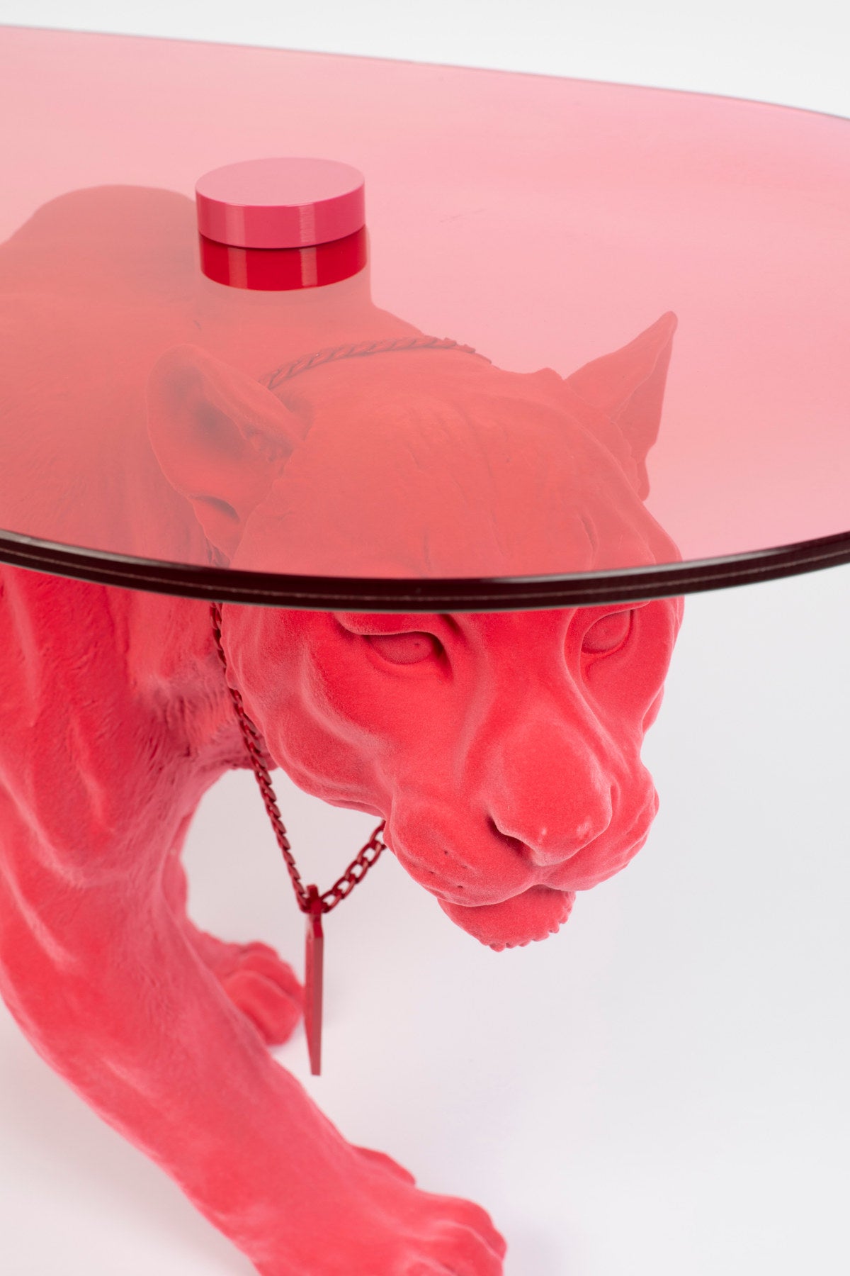 DOPE AS HELL Beistelltisch in Rosa präsentiert im Onlineshop von KAQTU Design AG. Couchtisch ist von Bold Monkey