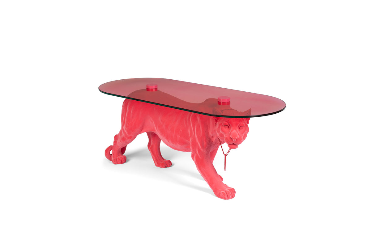 DOPE AS HELL Beistelltisch in Rosa präsentiert im Onlineshop von KAQTU Design AG. Couchtisch ist von Bold Monkey