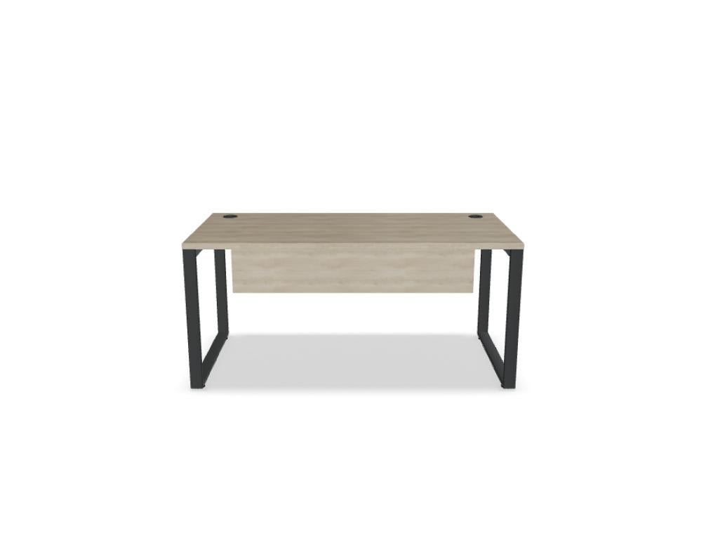 Ogi Q BOQ04 - Schreibtisch in Honigeiche präsentiert im Onlineshop von KAQTU Design AG. Schreibtisch ist von Mdd