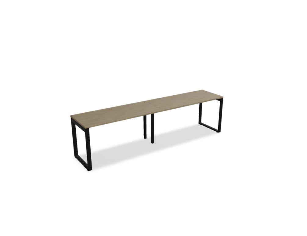 Ogi Q BOQ14E2 - Schreibtisch in Honigeiche präsentiert im Onlineshop von KAQTU Design AG. Schreibtisch ist von Mdd