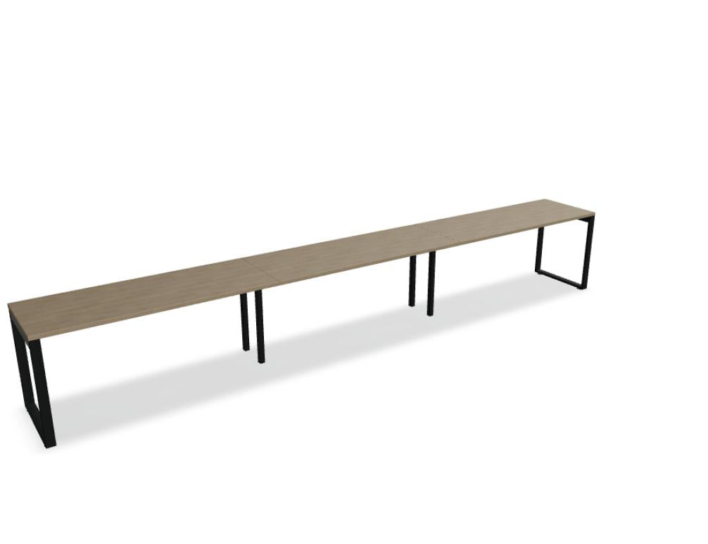 Ogi Q BOQ16E3 - Schreibtisch in Honigeiche präsentiert im Onlineshop von KAQTU Design AG. Schreibtisch ist von Mdd