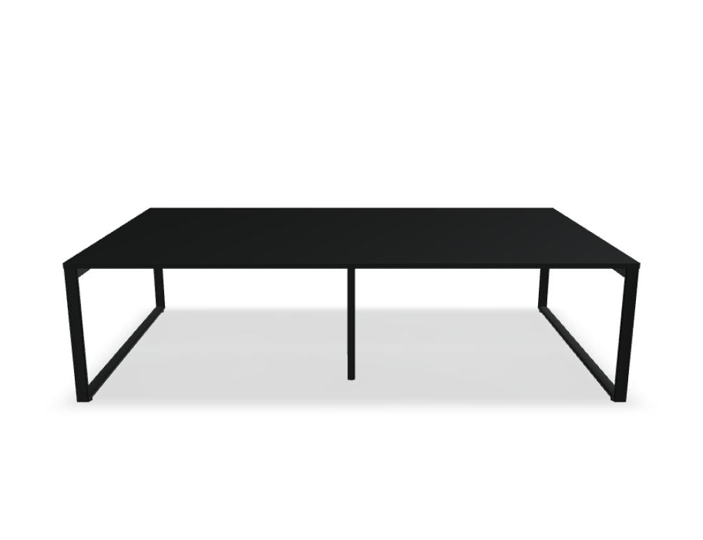 Ogi Q Bench BOQ33E2 - Doppelschreibtisch in Honigeiche präsentiert im Onlineshop von KAQTU Design AG. Schreibtisch ist von Mdd