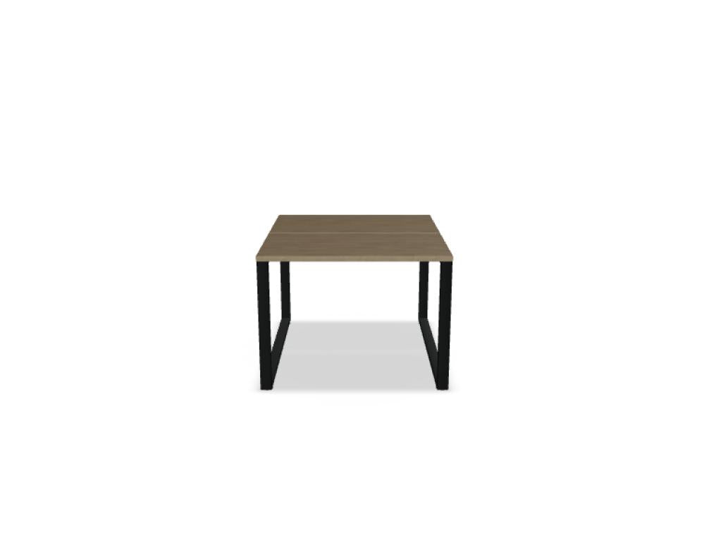 Ogi Q Bench BOQ50 - Doppelschreibtisch in Honigeiche präsentiert im Onlineshop von KAQTU Design AG. Schreibtisch ist von Mdd