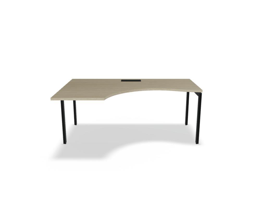 Ogi U BOU25 - Schreibtisch in Honigeiche präsentiert im Onlineshop von KAQTU Design AG. Schreibtisch ist von Mdd