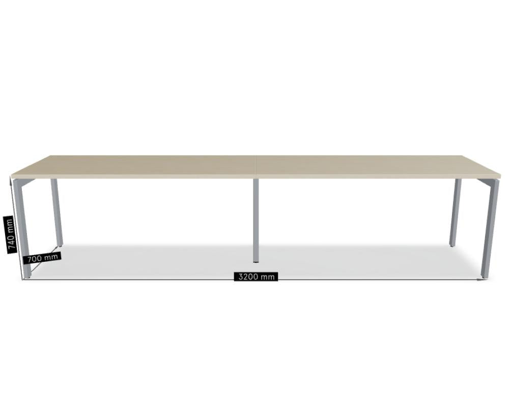 Ogi U BOU30E2 - Schreibtisch in Honigeiche präsentiert im Onlineshop von KAQTU Design AG. Schreibtisch ist von Mdd