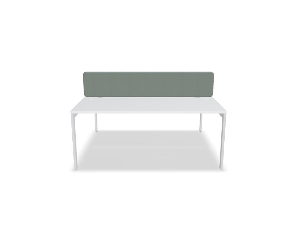 Ogi U Bench BOU35 - Doppelschreibtisch in Honigeiche präsentiert im Onlineshop von KAQTU Design AG. Schreibtisch ist von Mdd