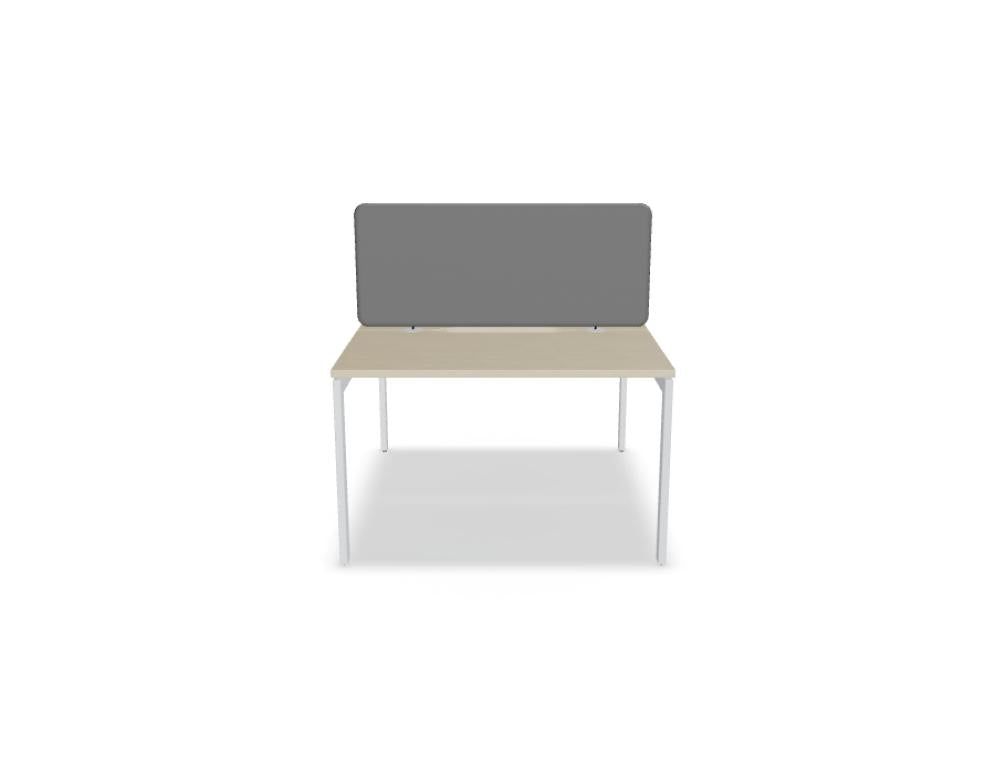 Ogi U Bench BOU42 - Doppelschreibtisch in Honigeiche präsentiert im Onlineshop von KAQTU Design AG. Schreibtisch ist von Mdd