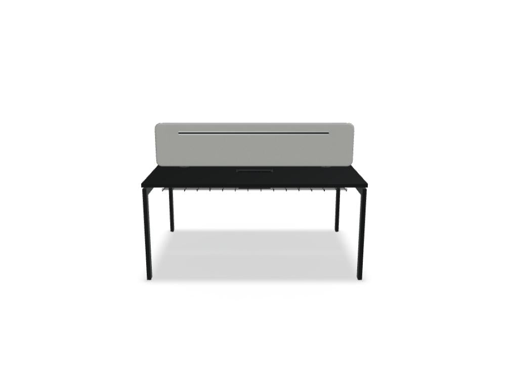 Ogi U Bench BOU56 - Doppelschreibtisch in Honigeiche präsentiert im Onlineshop von KAQTU Design AG. Schreibtisch ist von Mdd