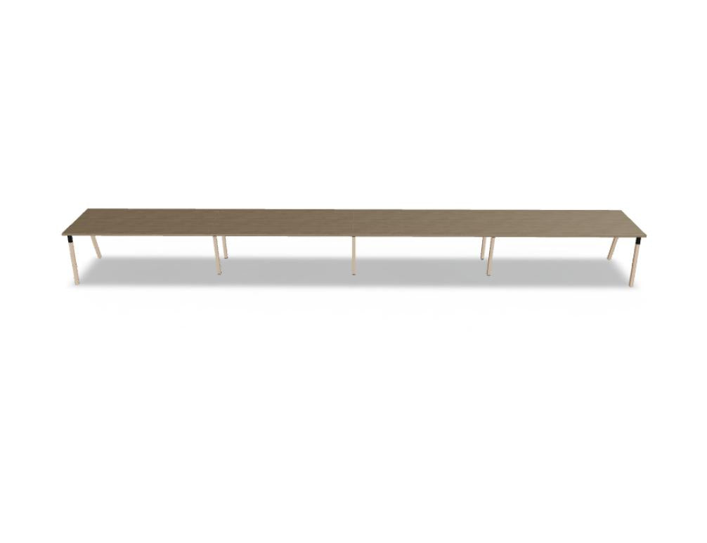 Ogi W BOW05E4 - Schreibtisch in Honigeiche präsentiert im Onlineshop von KAQTU Design AG. Schreibtisch ist von Mdd