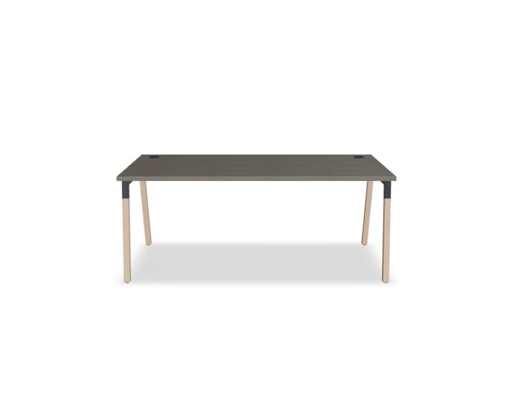 Ogi W BOW05 - Schreibtisch in Honigeiche präsentiert im Onlineshop von KAQTU Design AG. Schreibtisch ist von Mdd