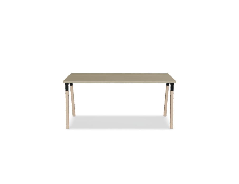 Ogi W BOW16 - Schreibtisch in Honigeiche präsentiert im Onlineshop von KAQTU Design AG. Schreibtisch ist von Mdd