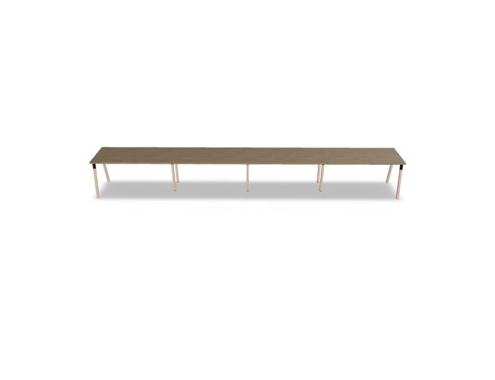 Ogi W BOW24E4 - Schreibtisch in Honigeiche präsentiert im Onlineshop von KAQTU Design AG. Schreibtisch ist von Mdd