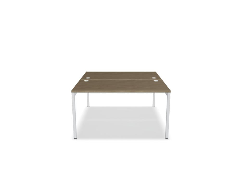 Ogi Y Bench BOY33 - Doppelschreibtisch in Honigeiche präsentiert im Onlineshop von KAQTU Design AG. Schreibtisch ist von Mdd