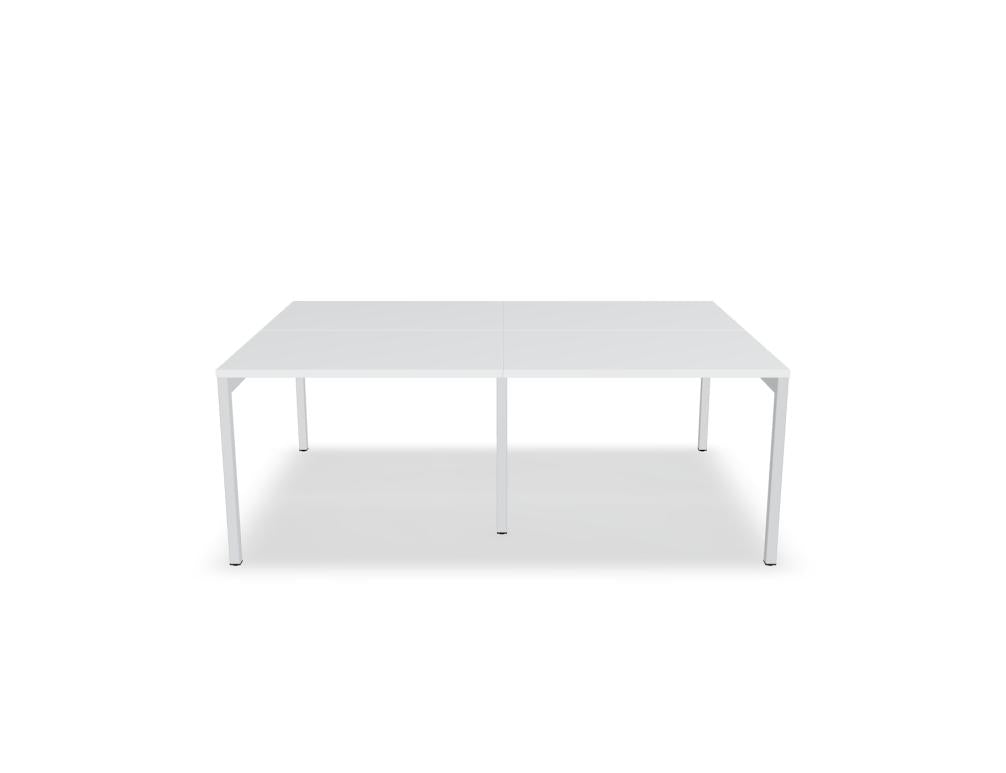 Ogi Y Bench BOY40E2 - Doppelschreibtisch in Honigeiche präsentiert im Onlineshop von KAQTU Design AG. Schreibtisch ist von Mdd