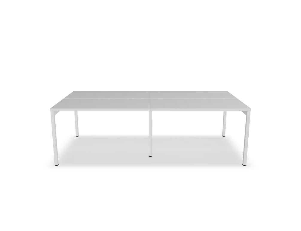 Ogi Y Bench BOY52E2 - Doppelschreibtisch in Honigeiche präsentiert im Onlineshop von KAQTU Design AG. Schreibtisch ist von Mdd