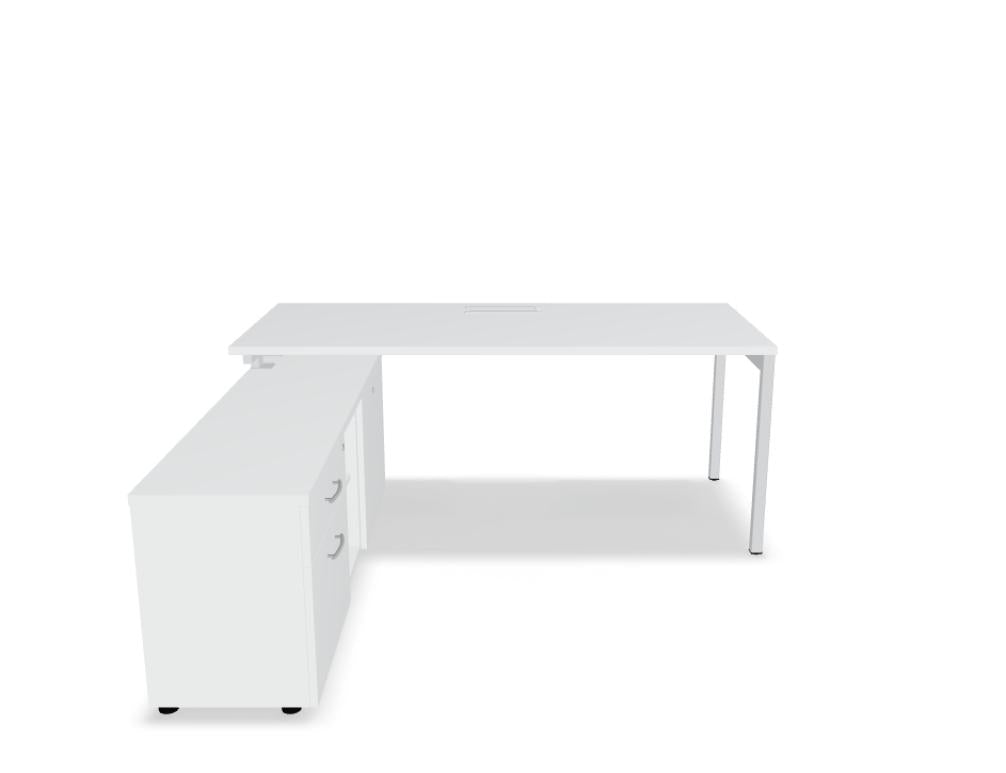 Ogi Y BOYL21 - Schreibtisch mit Schrank in  präsentiert im Onlineshop von KAQTU Design AG. Schreibtisch ist von Mdd