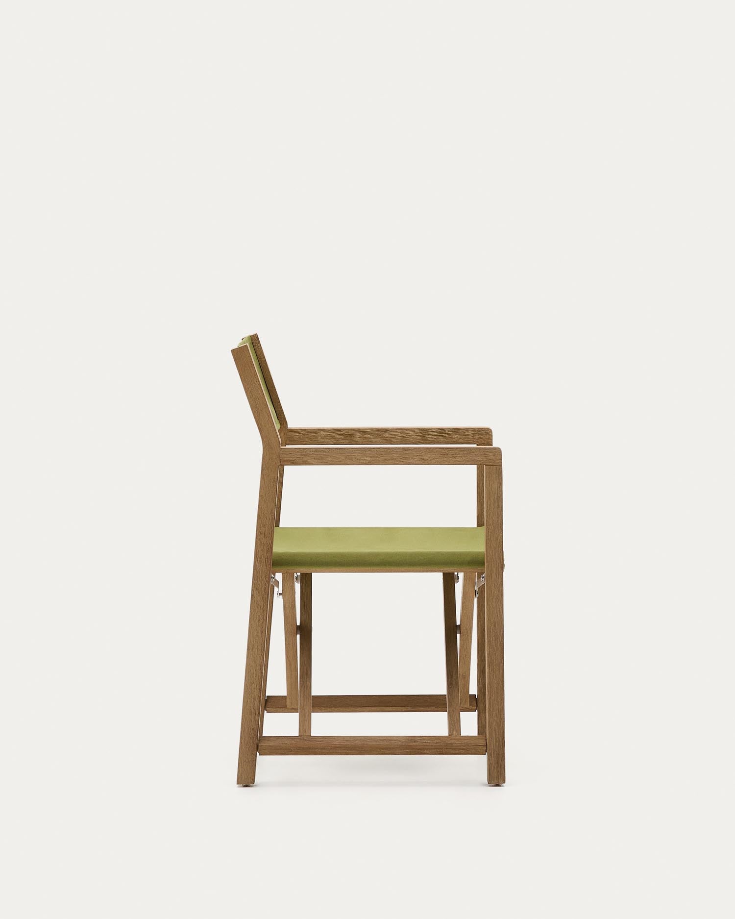 Outdoor-Klappstuhl Vilara in Grün aus massivem Akazienholz FSC 100% in Grün präsentiert im Onlineshop von KAQTU Design AG. Gartenstuhl ist von Kave Home