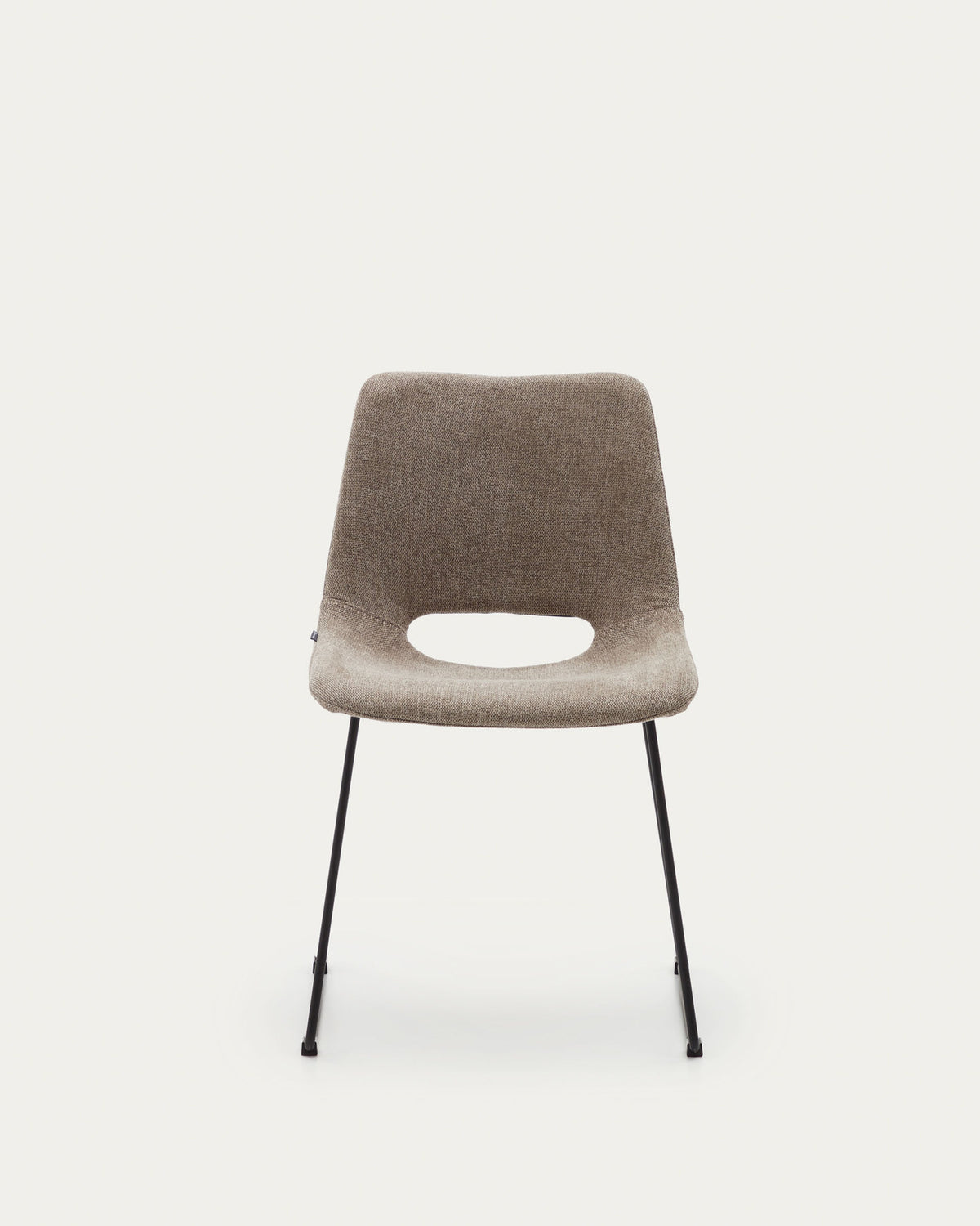 Zahara Stuhl braun und Stahl mit schwarzem Finish FSC 100% in Braun präsentiert im Onlineshop von KAQTU Design AG. Stuhl ist von Kave Home