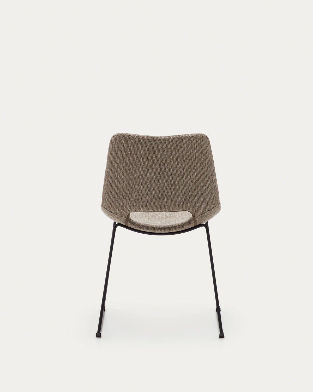 Zahara Stuhl braun und Stahl mit schwarzem Finish FSC 100% in Braun präsentiert im Onlineshop von KAQTU Design AG. Stuhl ist von Kave Home