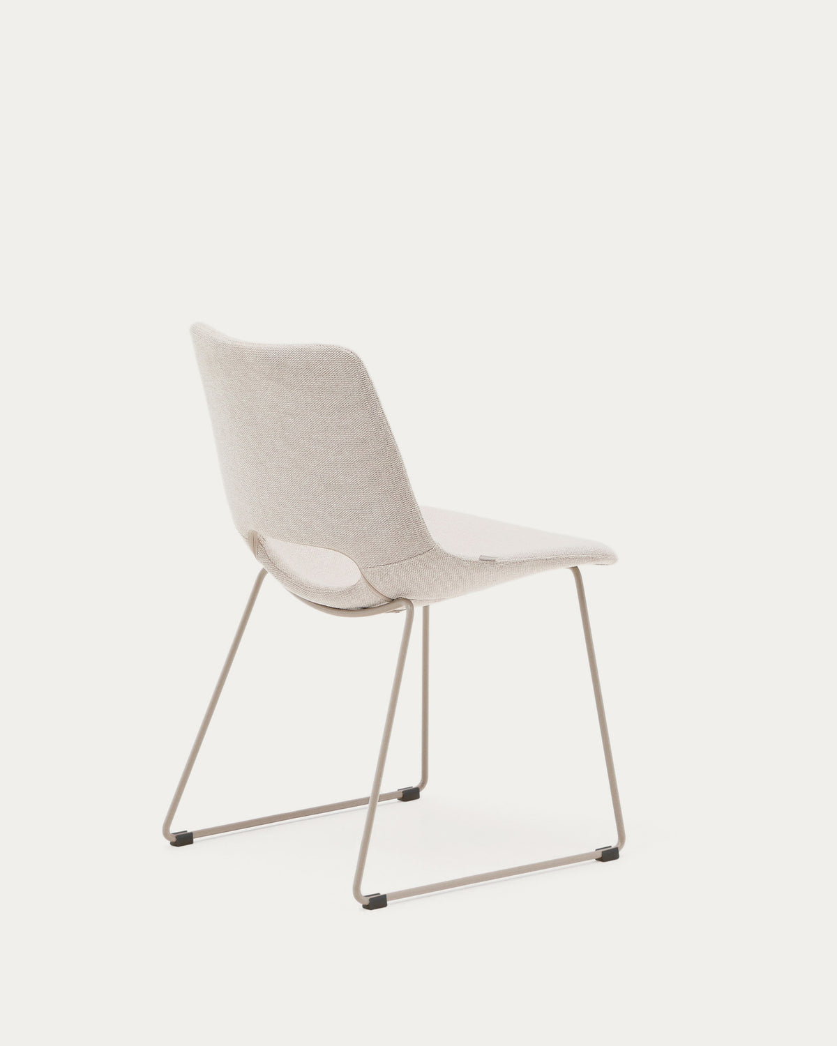 Zahara Stuhl beige und Stahl mit beigem Finish FSC 100% in Beige präsentiert im Onlineshop von KAQTU Design AG. Stuhl ist von Kave Home
