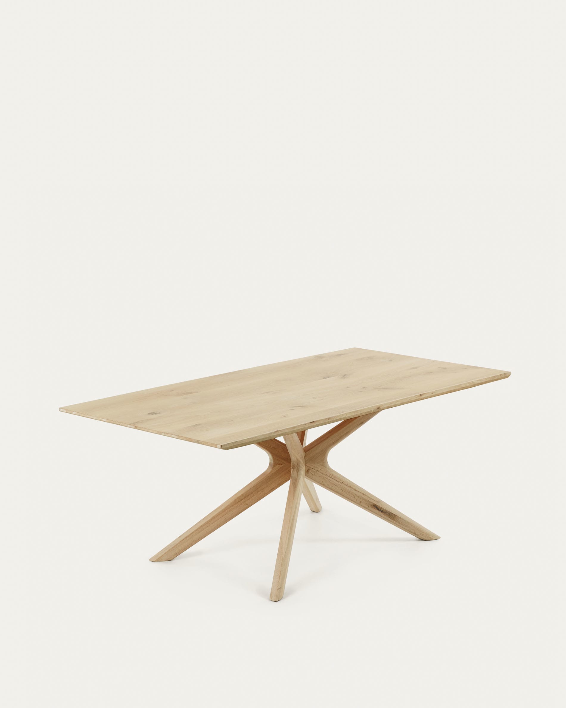 3D-Modell des Armande Tisches: Elegantes Eichenfurnier, 180x90 cm, stilvoll und funktional für gesellige Runden.