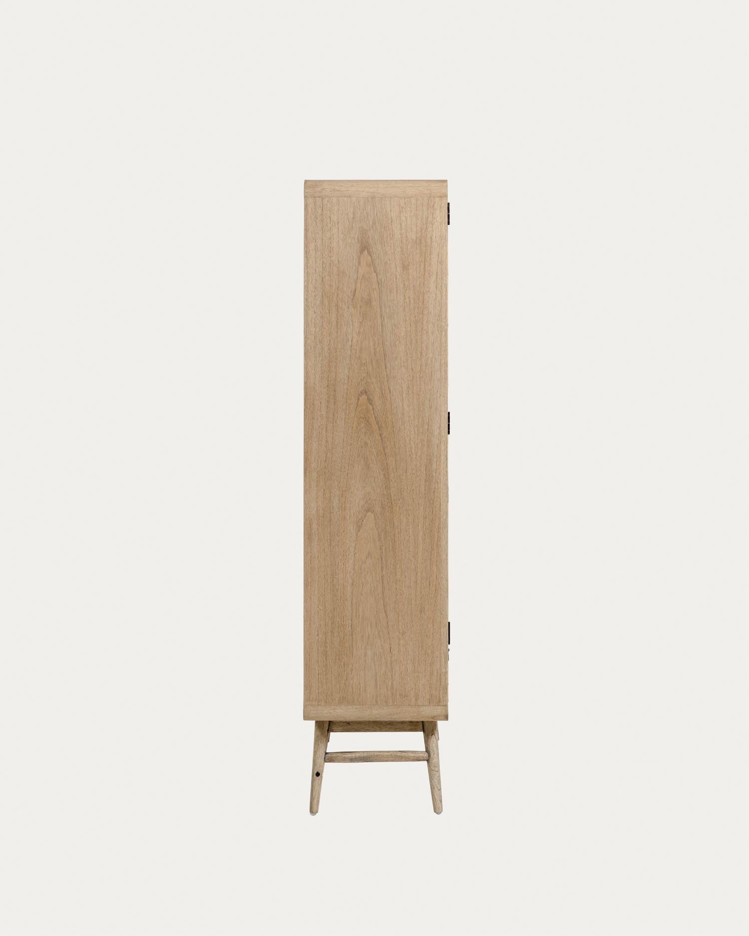 Nalu Schrank aus Mindiholz und Rattan, 90x175 cm, von Kave Home – stilvoll, funktional und mit natürlichem Charme.