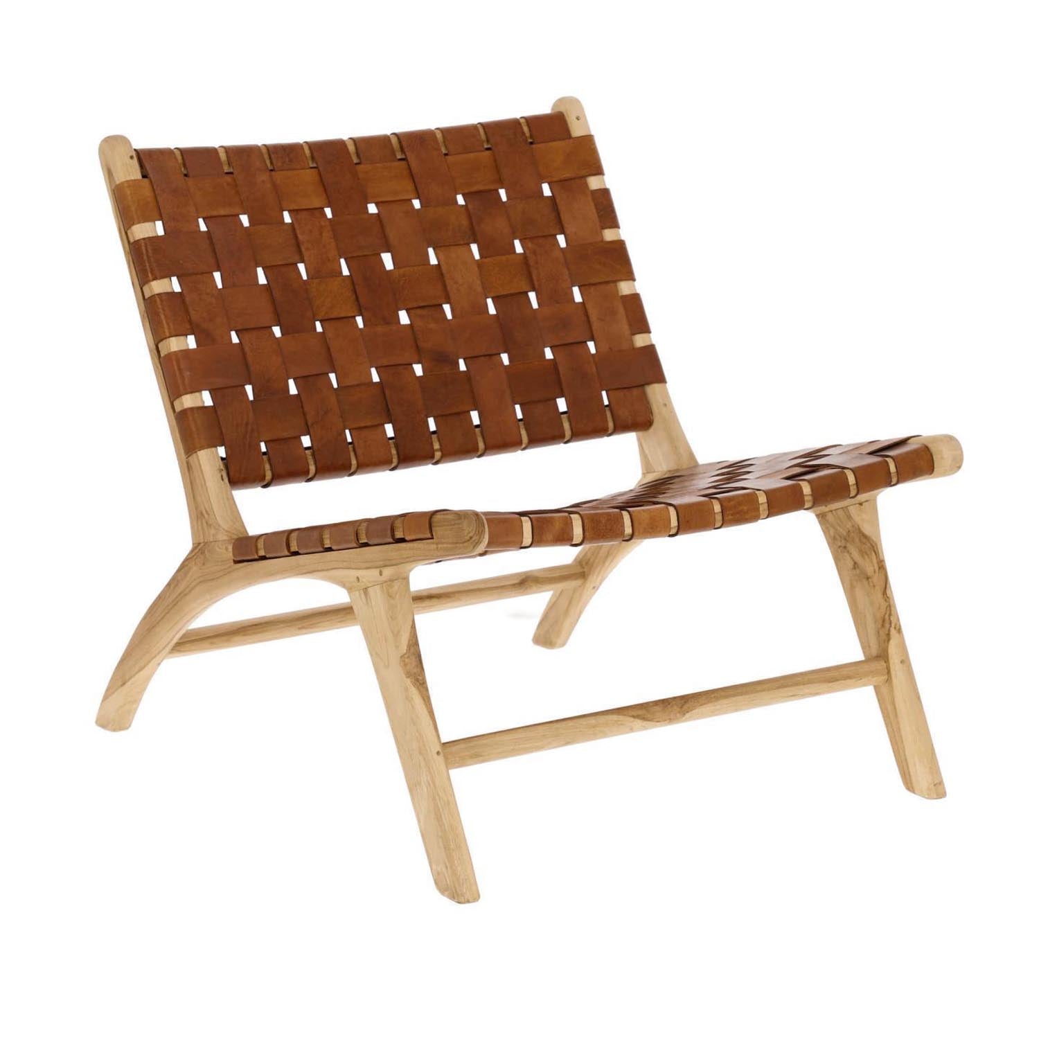 brauner Calixta Sessel in Natur präsentiert im Onlineshop von KAQTU Design AG. Sessel ist von Kave Home