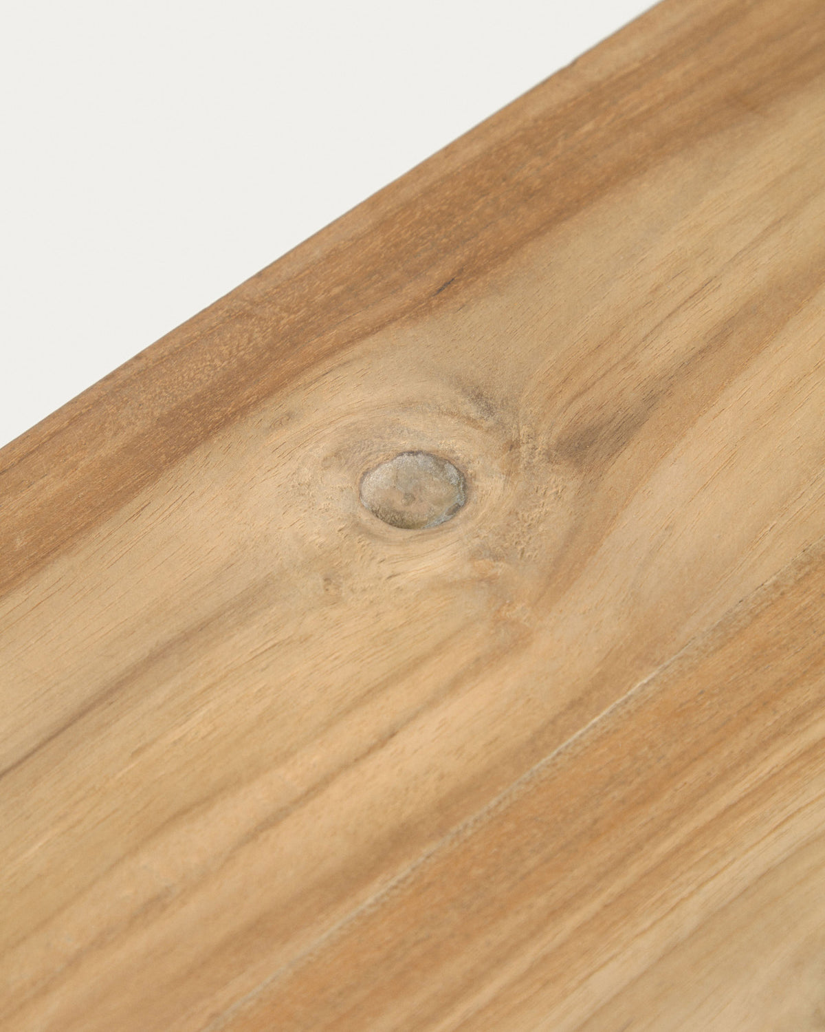 Safara Bank aus massivem recyceltem Teakholz 150 cm in Natur präsentiert im Onlineshop von KAQTU Design AG. Sitzbank ist von Kave Home