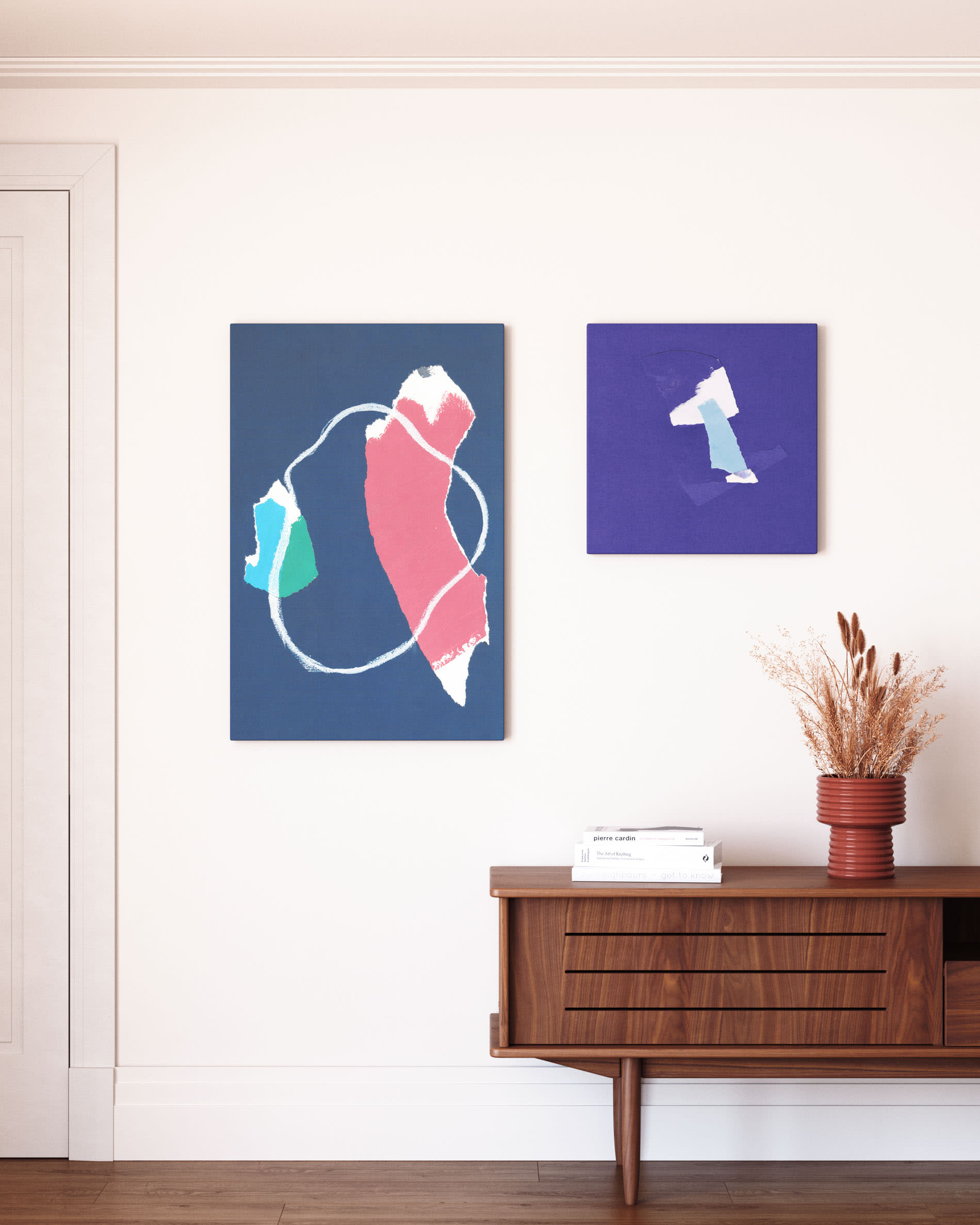 Stilvoller Carolin TV-Schrank aus edlem Nussholzfurnier, 180 x 63,5 cm, mit praktischer Tür und Schublade – perfektes Highlight für Ihr Zuhause.
