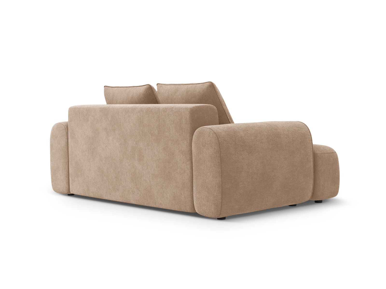 Elegantes 2-Sitzer Sofa Calma in stilvollem Dunkelbeige, ideal für moderne Wohnräume und entspannte Stunden. Entdecken Sie es bei KAQTU.