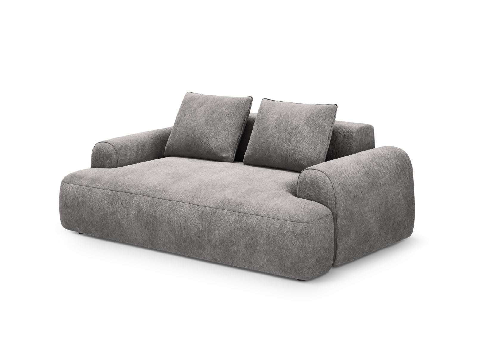 Elegantes 2-Sitzer Sofa Calma in stilvollem Grau, ideal für moderne Wohnräume, erhältlich bei KAQTU Design AG.