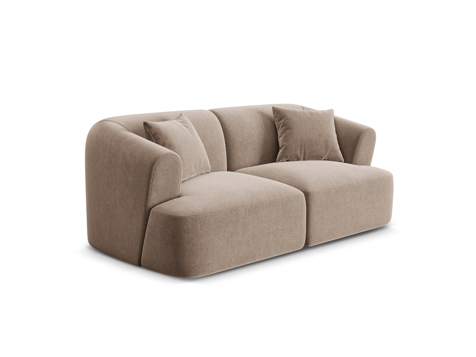 Erleben Sie das elegante Campi Velour Modular Sofa 2 Sitzer von Cosmopolitan Design – ideal für zeitgemässe Wohnräume, vielseitig und komfortabel.