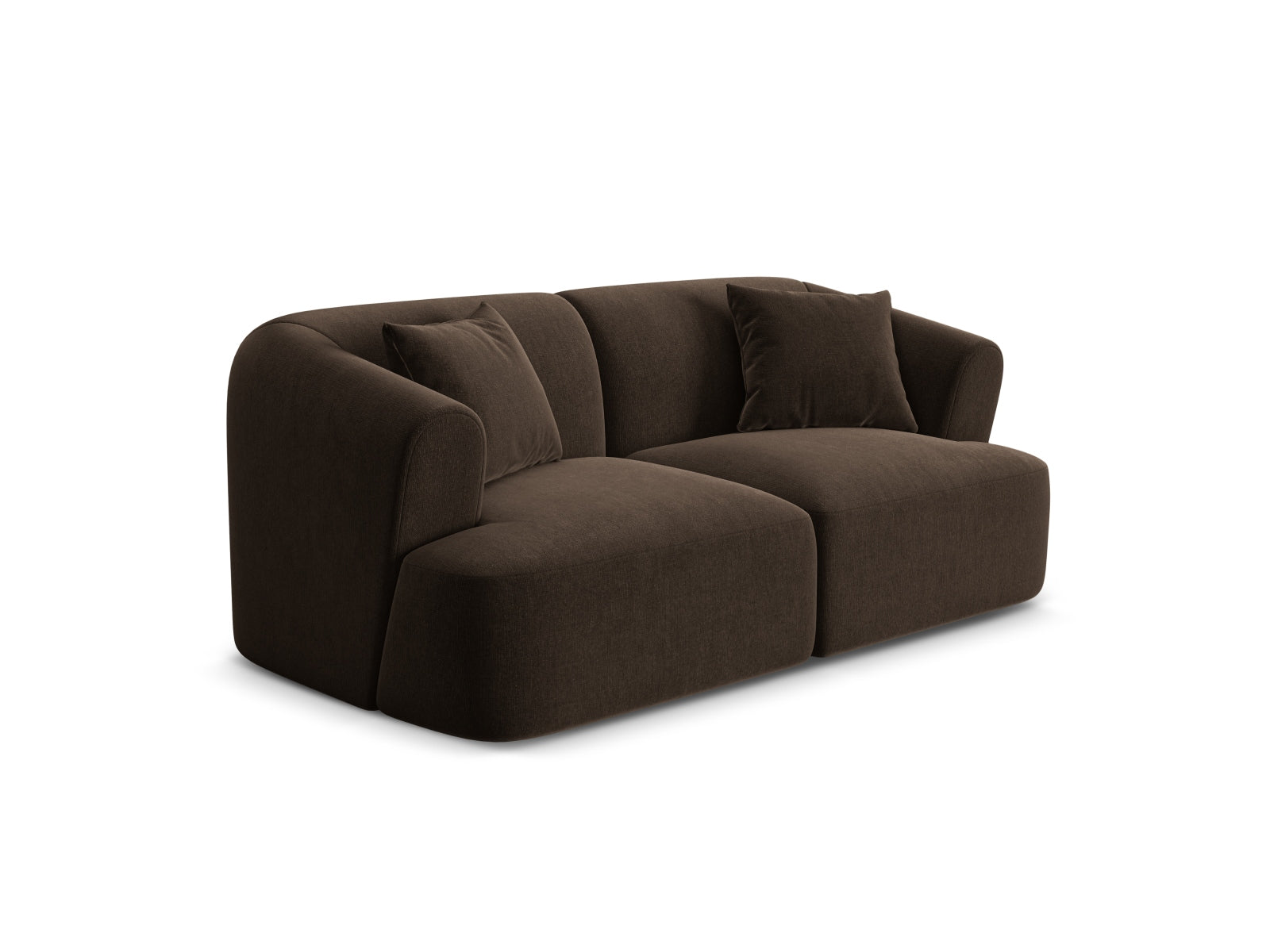 Erleben Sie das elegante Campi Velour Modular Sofa 2 Sitzer von Cosmopolitan Design – ideal für zeitgemässe Wohnräume, vielseitig und komfortabel.