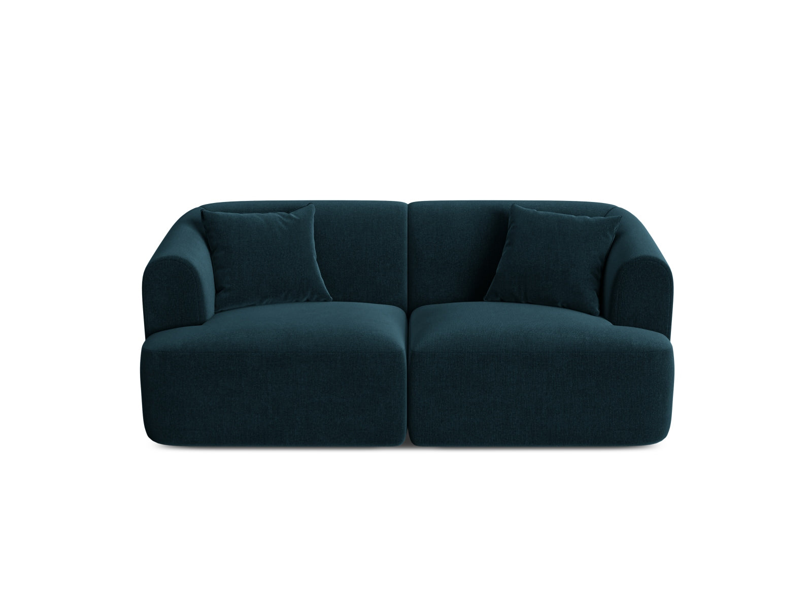Campi Velour Modular Sofa 2 Sitzer in Deep Petrol präsentiert im Onlineshop von KAQTU Design AG. 2er Sofa ist von Cosmopolitan Design