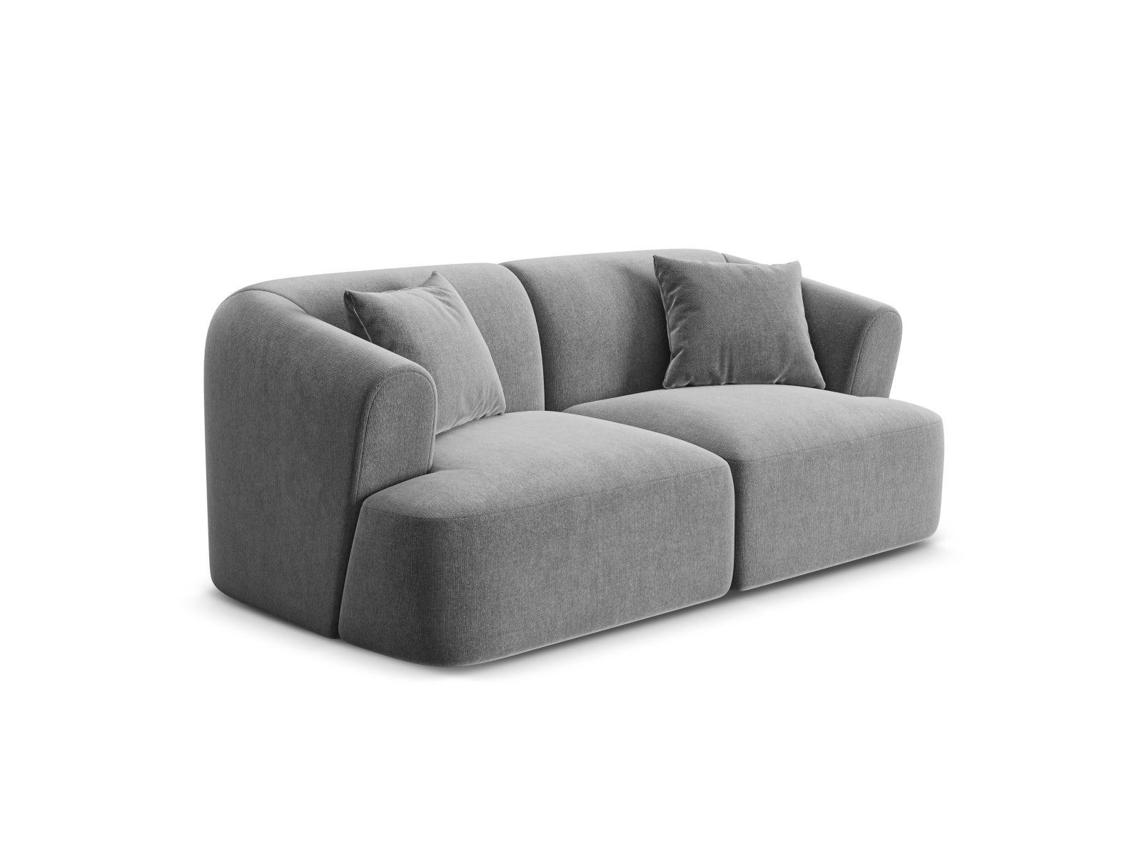 Erleben Sie das elegante Campi Velour Modular Sofa 2 Sitzer von Cosmopolitan Design – ideal für zeitgemässe Wohnräume, vielseitig und komfortabel.
