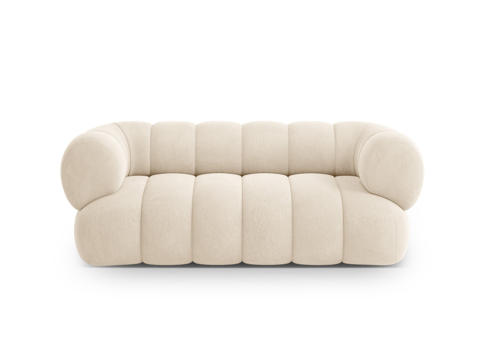 Koge Velour Sofa 2 Sitzer 95cm in Light Beige-Vogue präsentiert im Onlineshop von KAQTU Design AG. 2er Sofa ist von Cosmopolitan Design