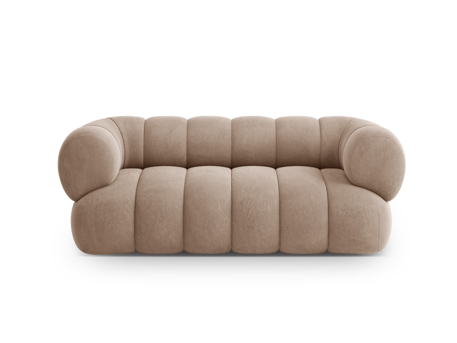 Koge Velour Sofa 2 Sitzer 95cm in Dark Beige-Vogue präsentiert im Onlineshop von KAQTU Design AG. 2er Sofa ist von Cosmopolitan Design