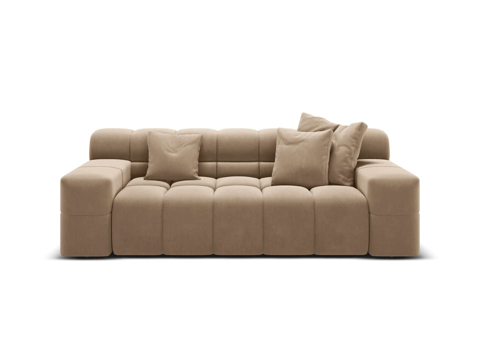2-Sitzer Sofa Hawaii in Cappuccino-Magic Velvet präsentiert im Onlineshop von KAQTU Design AG. 2er Sofa ist von Cosmopolitan Design