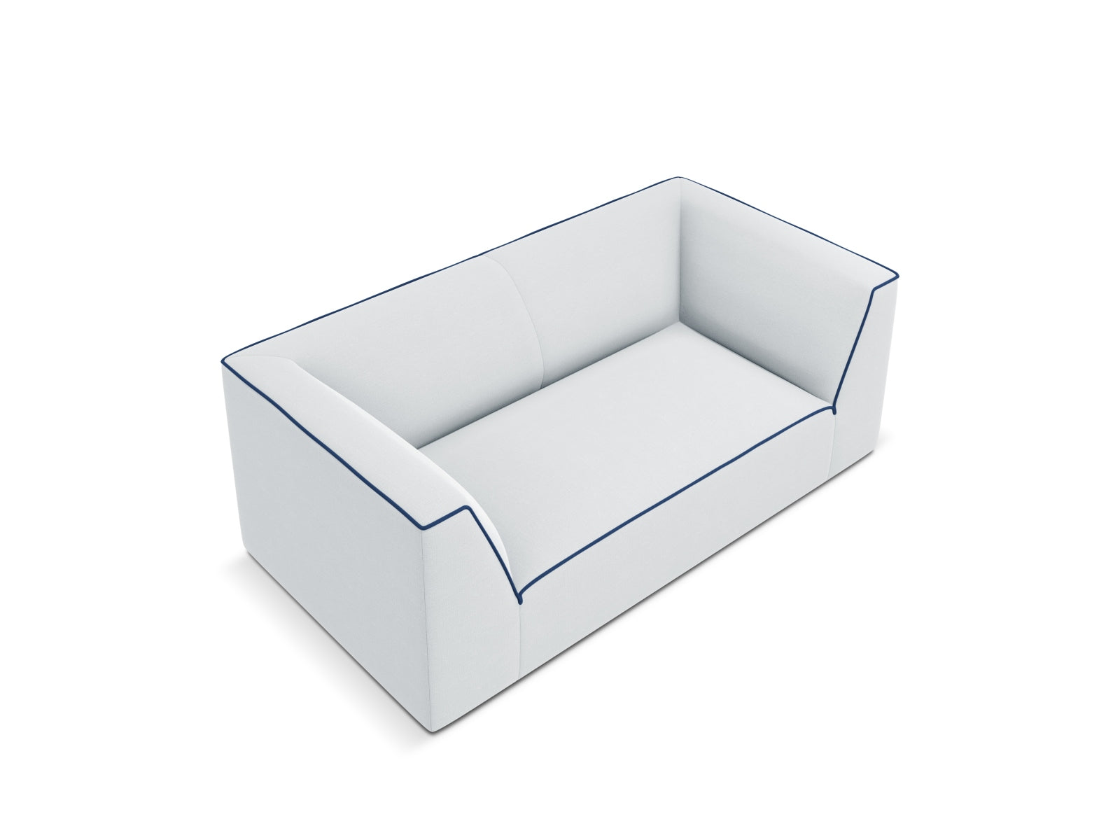 Erleben Sie das Oslo 2-Sitzer Sofa von Cosmopolitan Design – elegantes Velours, optimaler Sitzkomfort und zeitgemässes Design für Ihr Wohnambiente.
