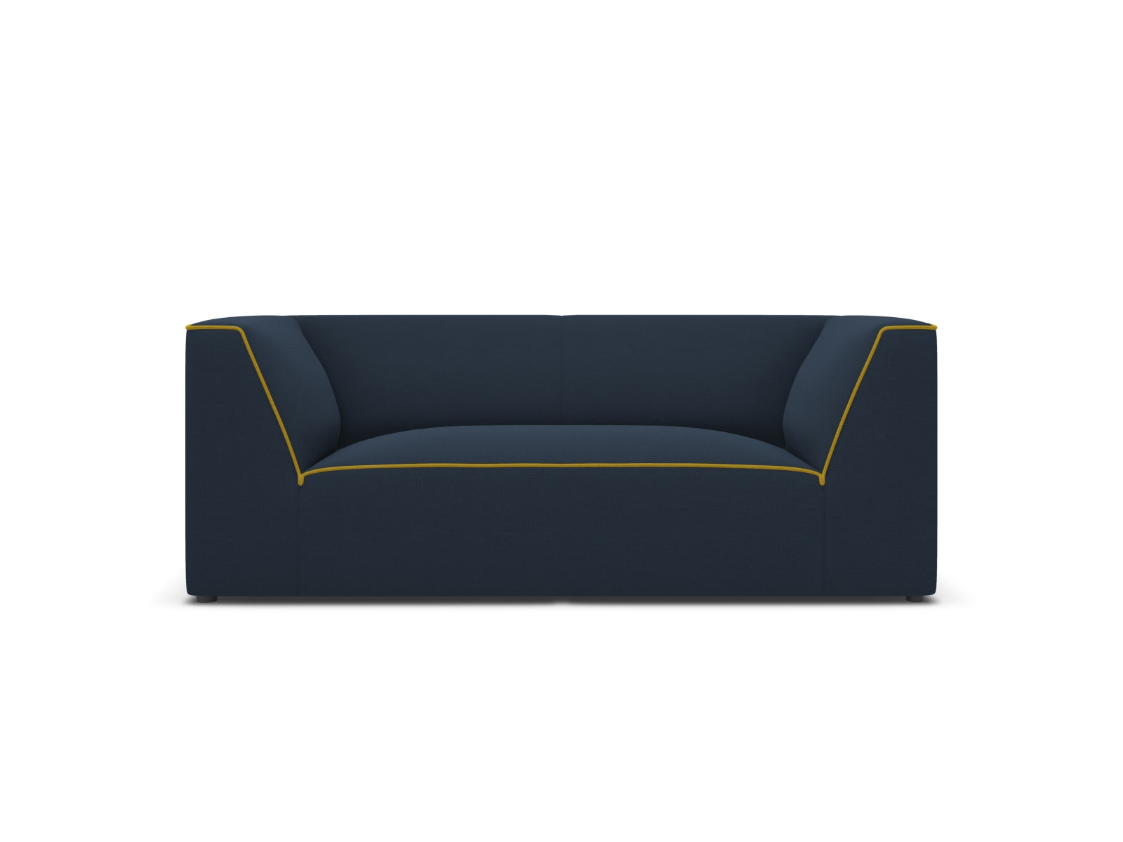 Oslo Sofa 2 Sitzer in Royal Blue, Yellow präsentiert im Onlineshop von KAQTU Design AG. Sofa ist von Cosmopolitan Design