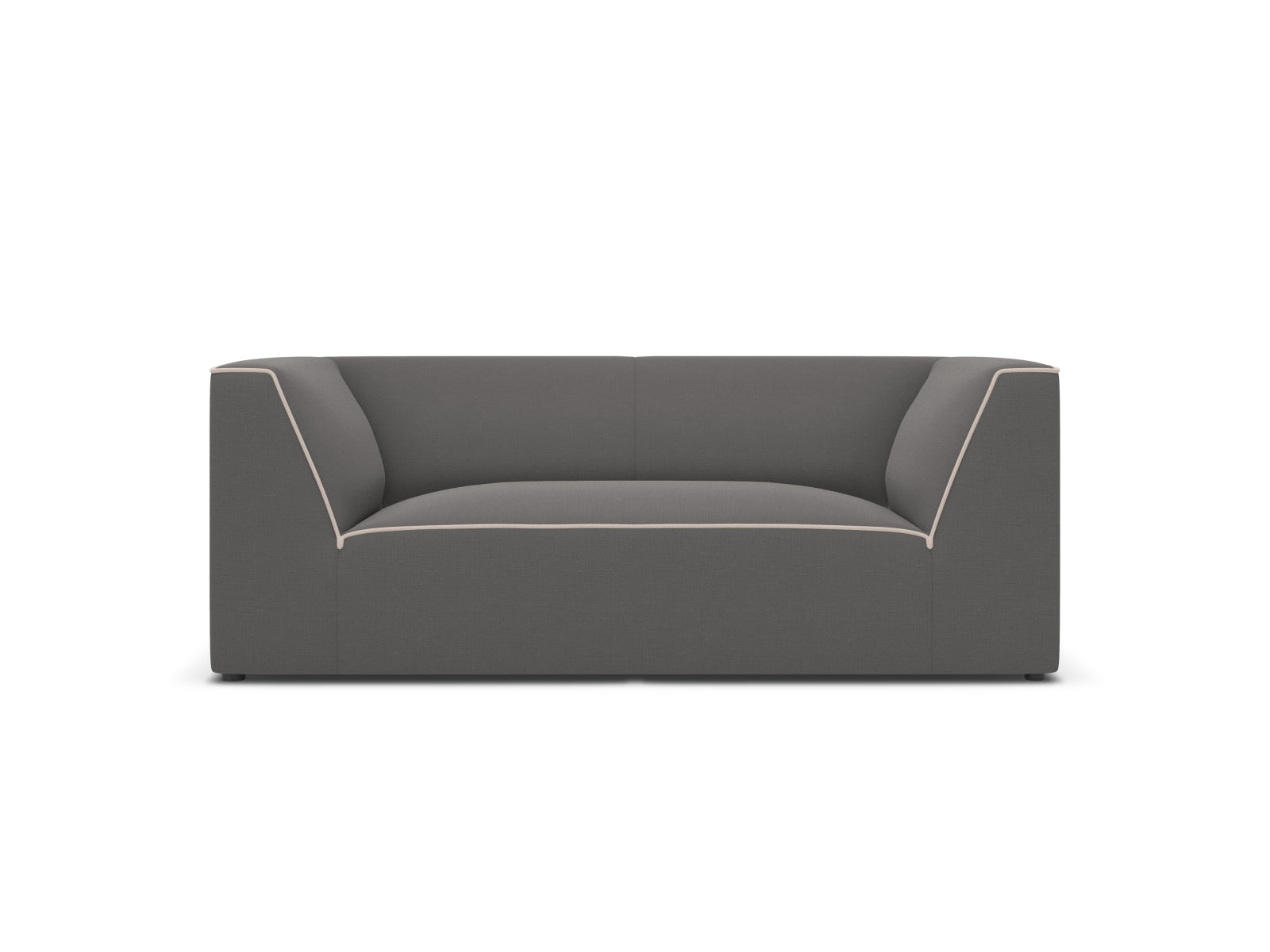 Oslo Sofa 2 Sitzer in Grey, Grey Beige Melange präsentiert im Onlineshop von KAQTU Design AG. Sofa ist von Cosmopolitan Design