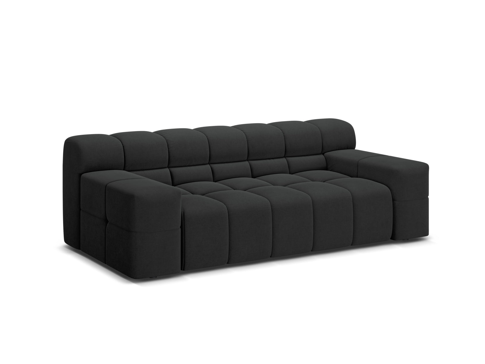 Stylisches 2-Sitzer Sofa Hawaii in elegantem Anthrazit, ideal für moderne Wohnräume, erhältlich bei KAQTU Design AG.